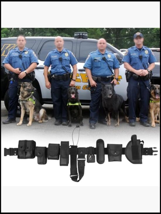 Adjustable Security Duty Belt with Holster Pouches for Law Enforcement main image 6